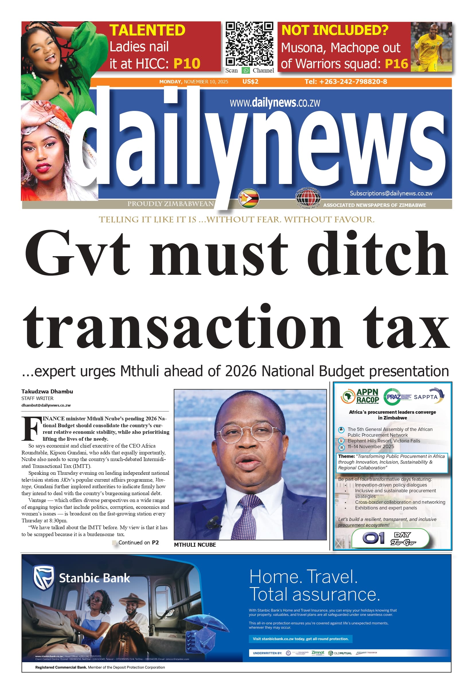 Monday 10 November 2025